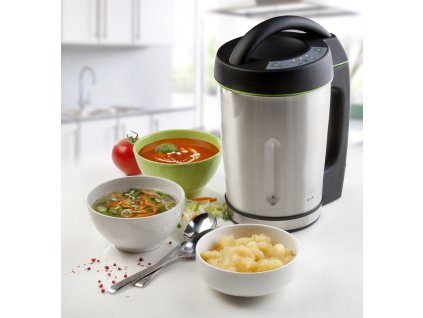 Automatický polévkovar - DOMO DO498BL, Objem: 1,6 l, 3 programy, Příkon: 1000W