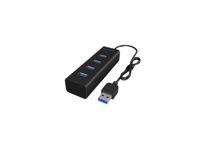 ICY BOX HUB1409-U3 externí čtyřportový USB3.0 HUB, černý