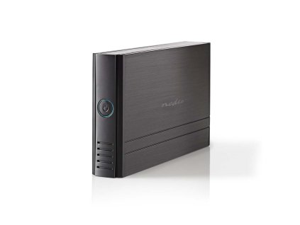Nedis HDDE35400BK externí box pro pevný disk 3.5" SATA II, USB 3.0 5 Gbps, hliník, černá