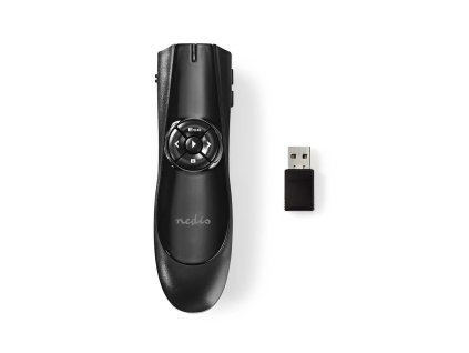 Nedis WLPSRL101BK bezdrátové laserové ukazovátko, USB 2.0