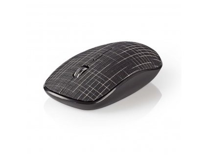Nedis MSWS500BK bezdrátová myš, 1600 dpi, 3 tlačítka, textil černá