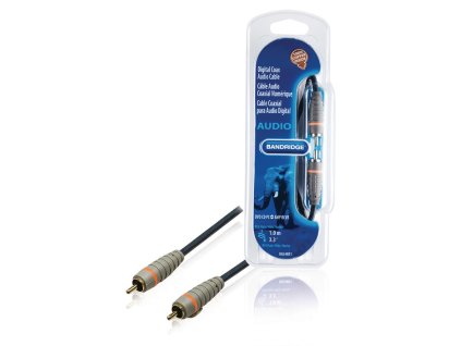 Digitální Audio Kabel CINCH Zástrčka - CINCH Zástrčka 1.00 m Modrá