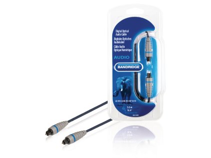 Digitální Audio Kabel Toslink (M) - Toslink (M) 5.00 m Modrá