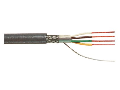 Datový Kabel na Cívce 4x 0.25 - 100 m Šedá
