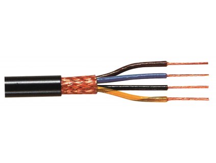 Datový Kabel na Cívce 4x 0.25 - 100 m Černá