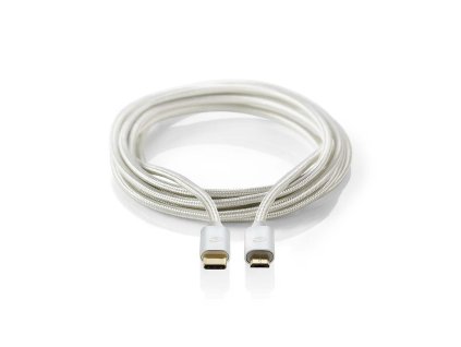 USB 2.0 kabel | Typ-C Zástrčka - Micro B Zástrčka | 3 m | Hliník