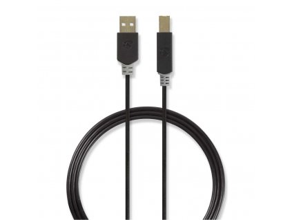Nedis CCBW60100AT20 propojovací kabel zástrčka USB 2.0 A - zástrčka USB 2.0 B, 2 m
