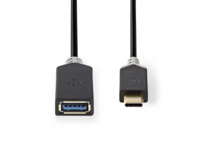 Nedis CCBW61710AT015 propojovací kabel zástrčka USB C - zásuvka USB 3.0 A, 0.15 m