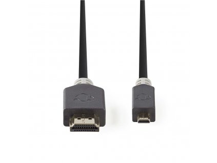 Nedis CVBW34700AT20 High Speed HDMI kabel zástrčka HDMI - zástrčka HDMI micro, 1 m, černá