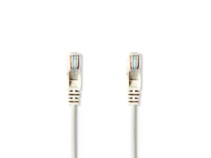 Nedis nestíněný síťový kabel UTP CAT5e, zástrčka RJ45 - zástrčka RJ45, 10 m, šedá (CCGP85100GY100)