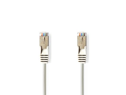 Nedis síťový kabel SF/UTP CAT5e, zástrčka RJ45 - zástrčka RJ45, 15 m, šedá (CCGP85121GY150)