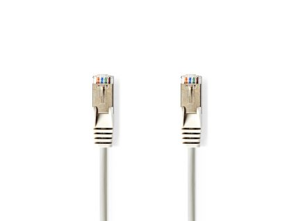 Nedis síťový kabel SF/UTP CAT5e, zástrčka RJ45 - zástrčka RJ45, 3 m, šedá (CCGP85121GY30)