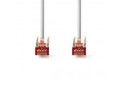 Nedis síťový kabel S/FTP CAT6, zástrčka RJ45 - zástrčka RJ45, 0.5 m, šedá (CCGP85221GY05)