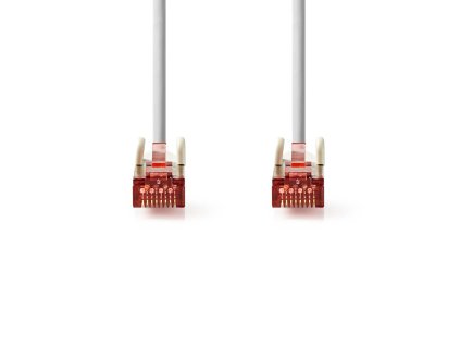 Nedis síťový kabel S/FTP CAT6, zástrčka RJ45 - zástrčka RJ45, 10 m, šedá (CCGP85221GY100)