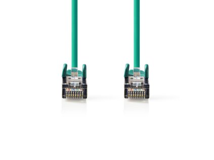 Nedis síťový kabel S/FTP CAT6, zástrčka RJ45 - zástrčka RJ45, 1 m, zelená (CCGP85221GN10)
