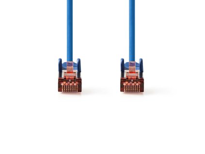 Nedis síťový kabel S/FTP CAT6, zástrčka RJ45 - zástrčka RJ45, 20 m, modrá (CCGP85221BU200)