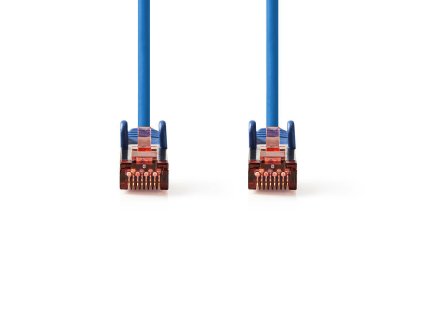 Nedis síťový kabel S/FTP CAT6, zástrčka RJ45 - zástrčka RJ45, 7.5 m, modrá (CCGP85221BU75)
