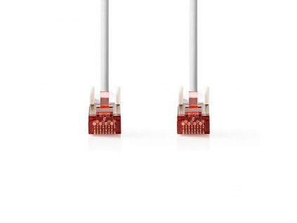 Nedis síťový kabel S/FTP CAT6, zástrčka RJ45 - zástrčka RJ45, 10 m, bílá (CCGP85221WT100)