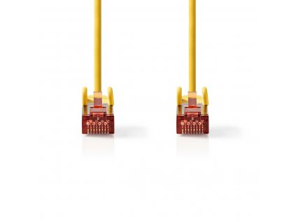Nedis síťový kabel S/FTP CAT6, zástrčka RJ45 - zástrčka RJ45, 10 m, žlutá (CCGP85221YE100)