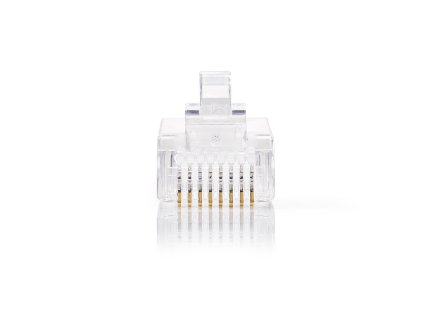 Konektor RJ45 pro CAT5 UTP kabely s lankovými vodiči, 10 ks (CCGP89301TP)