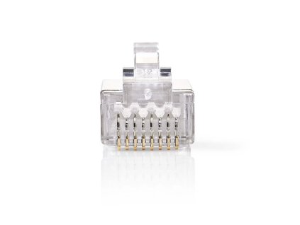 Konektor RJ45 pro CAT6U STP kabely s drátovými vodiči, 10 ks (CCGP89306ME)