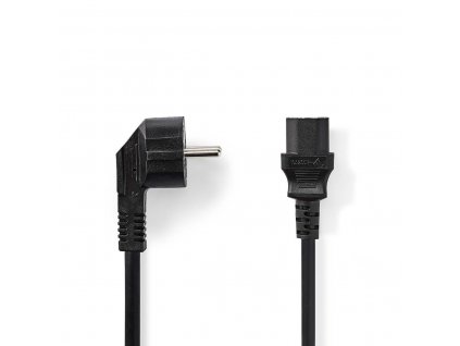 Nedis napájecí kabel zástrčka UNISCHUKO - IEC-320-C13 černá, 2 m (CEGP10015BK20)