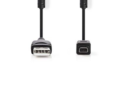 Nedis datový kabel k fotoaparátu Olympus zástrčka USB A - zástrčka 12-pin, 2 m, černá (CCGP60802BK20)