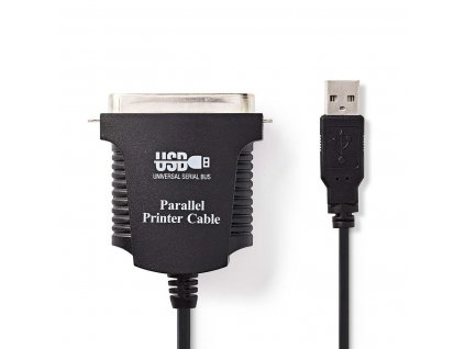 Nedis datový print kabel k tiskárně zástrčka USB A - zástrčka Centronics 36-pin, 2 m (CCGP60880BK20)