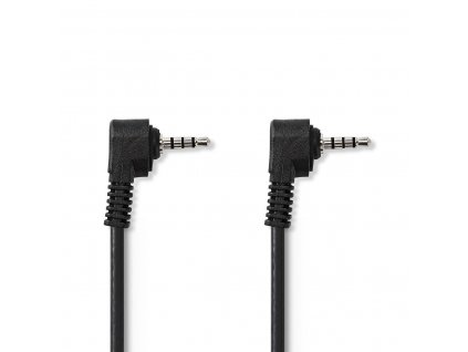 Nedis A/V kabel zástrčka Jack 4-pin 3.5 mm - zástrčka Jack 4-pin 3.5 mm, 2 m (CVGP22000BK20)