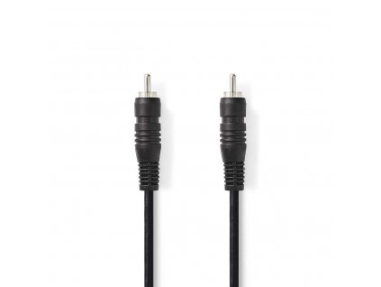 Nedis digitální audio kabel cinch zástrčka - CINCH zástrčka, 2 m, černá (CAGP24170BK20)