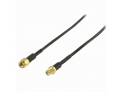 Nedis koaxiální WLAN anténní kabel SMA zástrčka – SMA zásuvka 3 m (CSGP02010BK30)