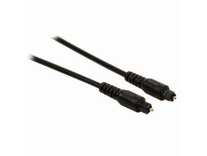 Optický Audiokabel | TosLink Zástrčka - TosLink Zástrčka | 5 m | Černá barva