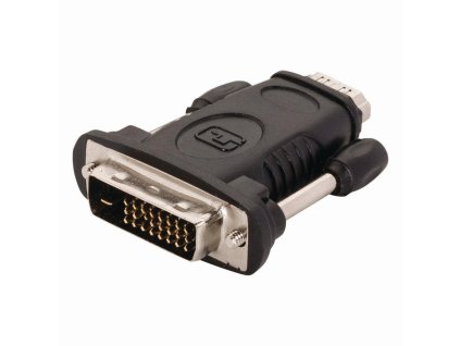 HDMI™ – DVI Adaptér | DVI-D 24+1-Pin Zástrčka - HDMI Zásuvka | Černá barva