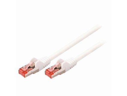 CAT6 S/FTP Síťový Kabel | RJ45 (8P8C) Zástrčka – RJ45 (8P8C) Zástrčka | 10 m | Bílá barva