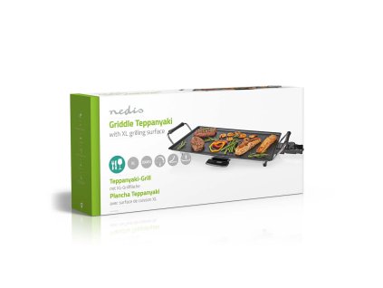 Nedis FCTE110EBK50 gril teppanyaki 50 cm, 2000 W