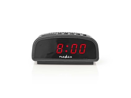 Nedis CLDK008BK stolní digitální budík s 0.6" LED displejem, opakované buzení