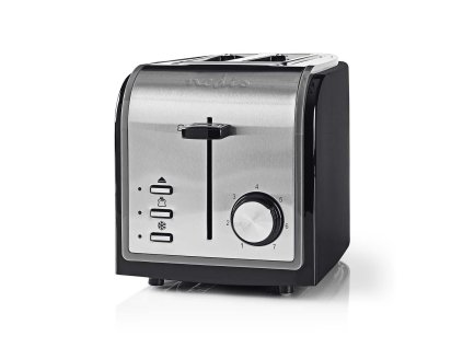 Nedis KABT120EBK topinkovač / 800 W / 2 široké otvory / černá