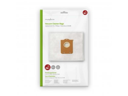 Nedis sáčky pro vysavače Philips S-bag/Electrolux E200B 10ks + mikrofiltr (DUBG120AEP10)
