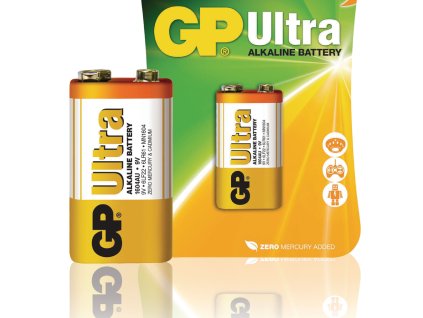 Alkalická baterie GP Ultra 6LR61 9 V, 1ks, GPB1018