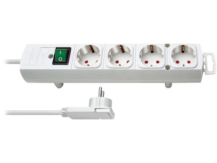 4-násobná prodlužovací lišta, 2 m Comfort-Line Plus bílá Brennenstuhl BN-1153120100