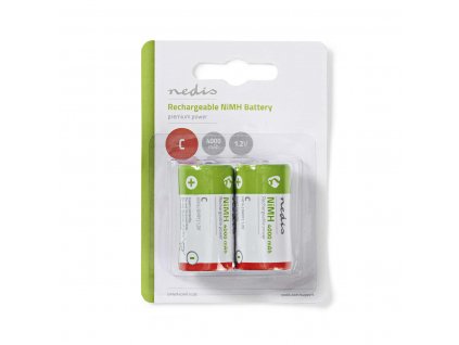 Nedis nabíjecí baterie NiMH C/E14 1.2V 4000mAh - 2ks, BANM40HR142B