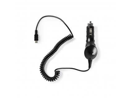 Nedis CCHAU100ABK microUSB napájecí adaptér do auta, 1 A, černá