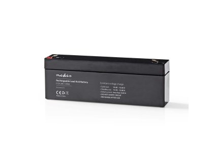 Nedis olověná baterie 12V, 2Ah, 178 x 34 x 66 mm (BALA200012V)