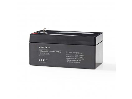 Nedis olověná baterie 12V, 3.2Ah, 134 x 67 x 61 mm (BALA320012V)