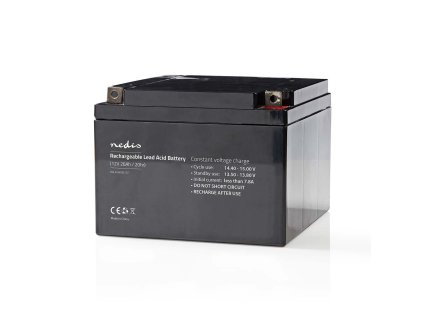 Nedis olověná baterie 12V, 26Ah, 167 x 177 x 126 mm (BALA2600012V)