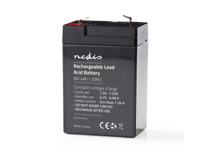 Nedis olověná baterie 6V, 4.5Ah, 70 x 47 x 101 mm (BALA45006V)