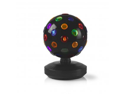 Nedis FUDI213BK barevná rotující disco koule, 20 cm, 6 W, 550 lm