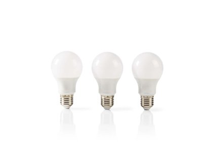 Nedis LED žárovka A60 E27 5.7W 470lm 2700K balení 3ks (LEDBE27A601)