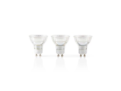 Nedis LED žárovka PAR16 GU10 4W 230lm 2700K, 3ks (LEDBGU10P163P1)