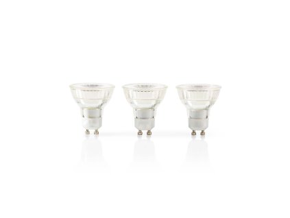 Nedis LED žárovka PAR16 GU10 4.8W 345lm 2700K, 3ks (LEDBGU10P163P2)